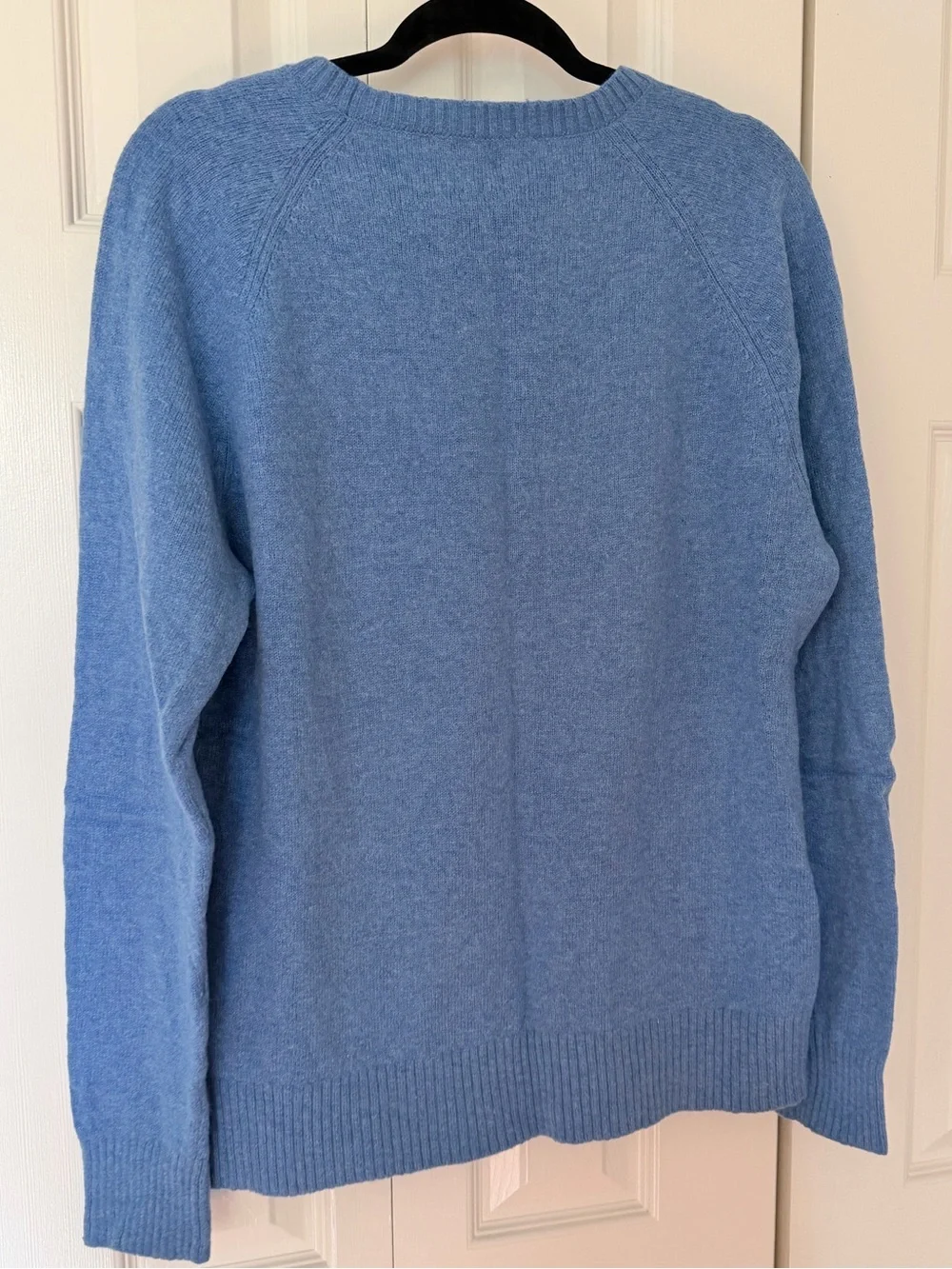 J. Crew Men's Light Blue Crewneck Sweater Wool blend